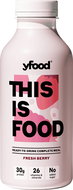 yFood This is Food Raspberry and strawberry, 500 ml - Non-Perishable Nutritious Complete Food