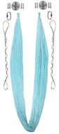 Merco Yoga Hammock síť na jógu 2,8 m, sky blue - Yoga Strap