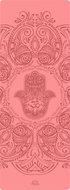 Yoggys Non-slip yoga mat Hamsa rose - Yoga Mat