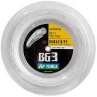Yonex BG 3, 0,73mm, 200m, WHITE - Badminton Strings