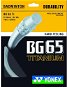 Yonex BG 65 Ti, 0,70 mm, 10 m, WHITE - Bedmintonový výplet