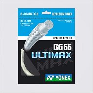 Yonex BG 66, ULTIMAX, 0,65mm, 10m, METALLIC WHITE - Badmintonový výplet