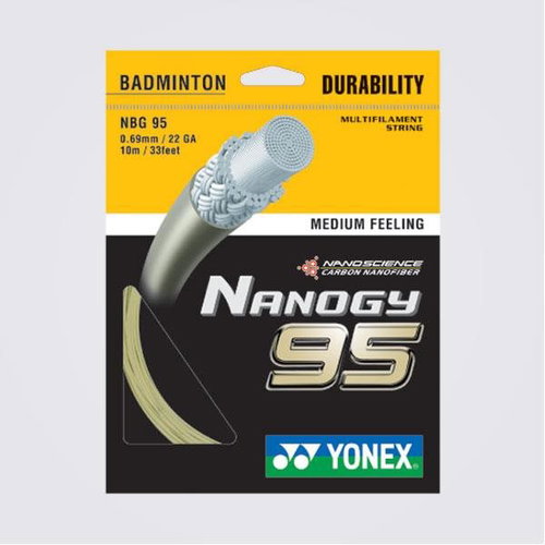 Yonex Nanogy 95, 0,69mm, 10m, GOLD - Badminton Strings - Main image