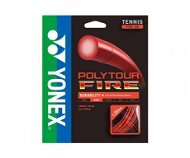 Yonex Poly Tour FIRE 120, 1,20 mm, 12 m, piros - Teniszhúr