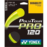 Teniszhúr Yonex Poly Tour PRO 120, 1,20 mm, 12 m, sárga - Tenisový výplet
