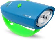 Mini Hornit Nano Zábavná húkačka so svetlom modrá - Zvonček na bicykel