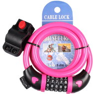 MERCO Multipack 2 pcs Digit 1.0 bike lock pink - Bike Lock