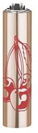 Flamagas S. A. Clipper MetalC. Elegant Plants, rose gold flower pattern 2 - Lighter