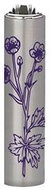 Flamagas S. A. Clipper MetalC. Elegant Plants, silver flower pattern 1 - Lighter