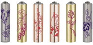 Flamagas S. A. Clipper MetalC. Elegant Plants, collection of 6 pieces - Lighter