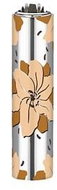 Flamagas S. A. Clipper MetalC. The Garden, silver flower - Lighter
