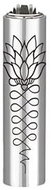 Flamagas S. A. Clipper MetalC. Gold Tattoo, silver flower - Lighter