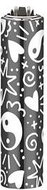 Flamagas S. A. Clipper MetalC. Miscellaneous, black Yin and Yang - Lighter