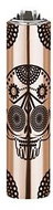 Flamagas S. A. Clipper MetalC. Mexican Skulls, rose gold pattern skull 1 - Lighter
