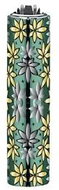 Flamagas S. A. Clipper MetalC. Kaleido Leaves, green leaves - Lighter