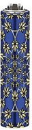Flamagas S. A. Clipper MetalC. Kaleido Leaves, blue leaves - Lighter