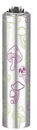 Flamagas S. A. Clipper MetalC. Mush Trip, silver sponges - Lighter