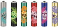 Flamagas S. A. Clipper MetalC. Nature Skulls, collection of 6 pieces - Lighter