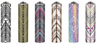 Flamagas S. A. Clipper MetalC. Azteca Chic, collection of 6 pieces - Lighter