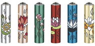 Flamagas S. A. Clipper MetalC. Water Lily, collection of 6 pieces - Lighter