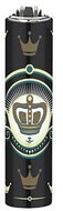 Flamagas S. A. Clipper MetalC. The Crown, black crown pattern 2 - Lighter