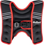 Rebel RBA-2528-5 Neoprenová zátěžová vesta 5 kg, černo-červená - Weighted Vest