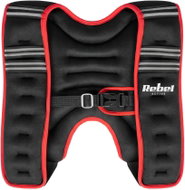 Rebel RBA-2527-5 Neoprenová zátěžová vesta 5 kg, černo-červená - Weighted Vest