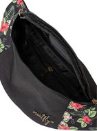 Meatfly kidney Taya, Tropical Black - Bum Bag