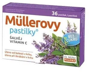 Müller lozenges with sage without sugar 36 pcs - Medical Device - Main image