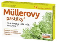 Müllerovy pastilky s islandským lišejníkem 12 ks - Zdravotnický prostředek