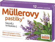 Müllerovy pastilky se šalvějí 12 ks - Zdravotnický prostředek