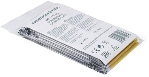 Isothermal film Fixap. 220 × 140 silver/green - Medical Device - Main image