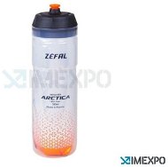 Fľaša na vodu Zefal Arctica 75 new strieborná – oranžová - Láhev na pití