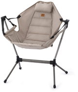 Naturehike Venkovní houpací křeslo se stojanem, krémové - Kempingové křeslo