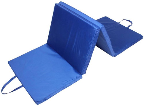 Merco Comfort Mat folding gymnastics mat blue - Gymnastic Mat - Main image