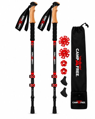Zoomster Campfree Hiker Carbon - Trekking Poles - Main image
