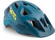 Met Eldar Camo Petrol Blue S/M - Bike Helmet