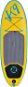 ZRAY K9 8" × 30" × 4" Yellow/Blue - Paddleboard