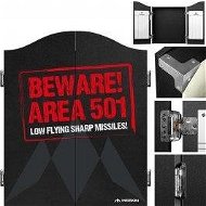 Mission Cabinet Deluxe - Area 501 - Beware - Dartboard Cabinet