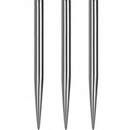 Mission Glide Metal Tips - Silver - 34 mm - Dart Tips