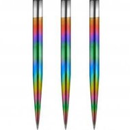 Mission Glide Metal Tips - Rainbow - 30 mm - Dart Tips