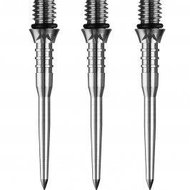 Mission Metal tips - Titan Pro - Grooved - Silver - 34 mm - Dart Tips