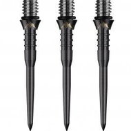 Mission Metal tips - Titan Pro - Grooved - Black - 34 mm - Dart Tips