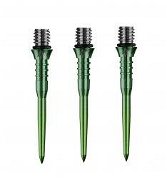 Mission Metal tips - Titan Pro - Grooved - Green - 30 mm - Dart Tips