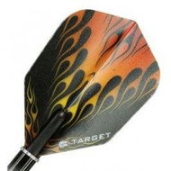 Target - darts Squadrons VISION 100 No6 Flame Black Orange 34117860 - sale - Dart Flights