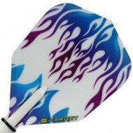 Target - darts Squadrons VISION 100 No6 Blue Purple Flame 34117690 - Dart Flights