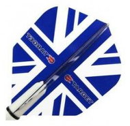 Target - darts Squadrons VISION 100 No6 Union Jack Blue 34117320 - Dart Flights