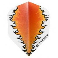 Target - darts Letky VISION 100 Standard Fire White Orange 34300820 - Dart Flights