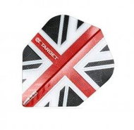 Target - darts Letky VISION 100 Standard UK Clear Red 34331430 - Dart Flights