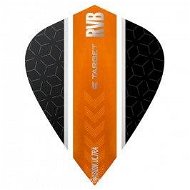 Target - darts Letky RVB - Vision Ultra Stripe Kite - Black-Orange 34331800 - Letky na šipky